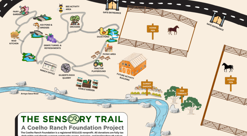 CRF Sensory Trail Overview Map